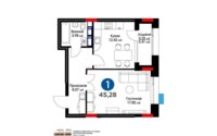 Продажа 1-комнатной квартиры, 46 м² в Астане - фото 4