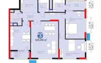Продажа 3-комнатной квартиры, 123.09 м² в Астане