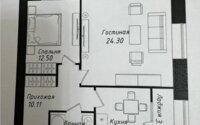 Продажа 2-комнатной квартиры, 64 м² в Астане