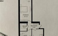 Продажа 2-комнатной квартиры, 65.79 м² в Астане