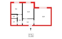 Продажа 2-комнатной квартиры, 50 м² в Абае - фото 8