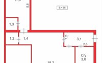 Продажа 3-комнатной квартиры, 56 м² в Караганде - фото 8