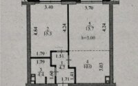 Продажа 2-комнатной квартиры, 52 м² в Алматы