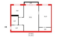 Продажа 2-комнатной квартиры, 45 м² в Абае - фото 6
