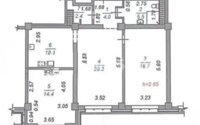 Продажа 3-комнатной квартиры, 75.4 м² в Алматы - фото 7