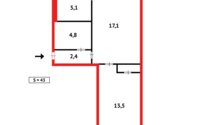 Продажа 2-комнатной квартиры, 46 м² в Темиртау - фото 6