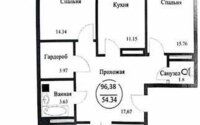 Продажа 3-комнатной квартиры, 97 м² в Астане