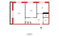 Продажа 2-комнатной квартиры, 53 м² в Темиртау - фото 15