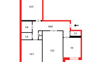 Продажа 3-комнатной квартиры, 69 м² в Темиртау - фото 13