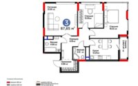 Продажа 3-комнатной квартиры, 88 м² в Астане