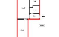 Продажа 2-комнатной квартиры, 43 м² в Караганде