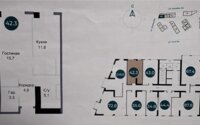 Продажа 1-комнатной квартиры, 43 м² в Алматы