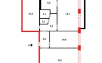 Продажа 4-комнатной квартиры, 74 м² в Караганде - фото 21
