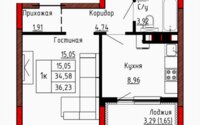 Продажа 1-комнатной квартиры, 36 м² в Астане - фото 2