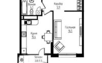 Продажа 1-комнатной квартиры, 43 м² в Алматы