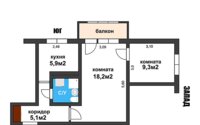 Продажа 2-комнатной квартиры, 42 м² в Алматы - фото 16