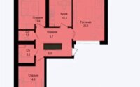 Продажа 3-комнатной квартиры, 86 м² в Астане