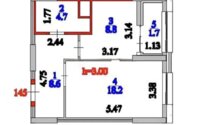 Продажа 1-комнатной квартиры, 42 м² в Астане