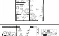 Продажа 1-комнатной квартиры, 42.3 м² в Алматы
