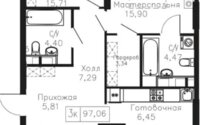 Продажа 3-комнатной квартиры, 95 м² в Астане