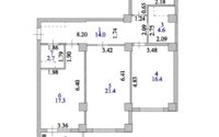 Продажа 3-комнатной квартиры, 90 м² в Астане