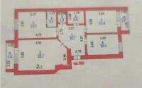 Продажа 3-комнатной квартиры, 78.2 м² в Астане - фото 5