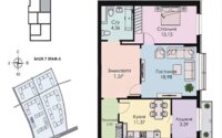 Продажа 2-комнатной квартиры, 59.61 м² в Алматы