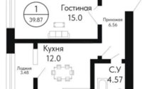 Продажа 1-комнатной квартиры, 40 м² в Астане - фото 3