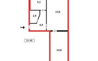 Продажа 2-комнатной квартиры, 44 м² в Темиртау - фото 10