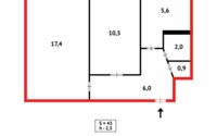 Продажа 2-комнатной квартиры, 44 м² в Караганде - фото 11
