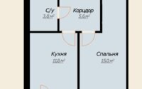 Продажа 1-комнатной квартиры, 41.5 м² в Караганде - фото 2