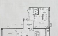 Продажа 3-комнатной квартиры, 87.64 м² в Астане