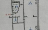 Продажа 3-комнатной квартиры, 62.4 м² в Алматы