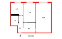 Продажа 2-комнатной квартиры, 44 м² в Темиртау - фото 6