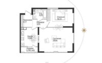 Продажа 2-комнатной квартиры, 70.73 м² в Алматы