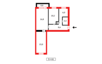 Продажа 3-комнатной квартиры, 61 м² в Темиртау - фото 15