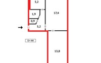 Продажа 2-комнатной квартиры, 44 м² в Темиртау - фото 14