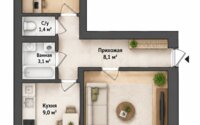 Продажа 2-комнатной квартиры, 50 м² в Астане - фото 17