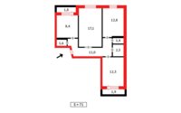 Продажа 3-комнатной квартиры, 72 м² в Темиртау - фото 17