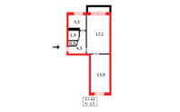 Продажа 2-комнатной квартиры, 45 м² в Темиртау - фото 11