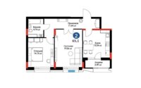 Продажа 2-комнатной квартиры, 66 м² в Астане - фото 3