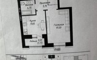 Продажа 1-комнатной квартиры, 40.5 м² в Астане
