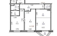Продажа 3-комнатной квартиры, 85.9 м² в Алматы