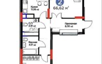 Продажа 3-комнатной квартиры, 67 м² в Астане