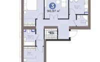 Продажа 3-комнатной квартиры, 92 м² в Астане
