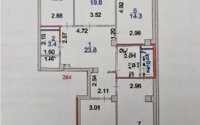Продажа 4-комнатной квартиры, 128.8 м² в Астане