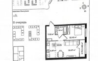 Продажа 2-комнатной квартиры, 50.1 м² в Алматы