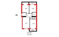 Продажа 3-комнатной квартиры, 90 м² в Караганде - фото 17