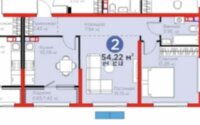 Продажа 2-комнатной квартиры, 55.22 м² в Алматы - фото 4