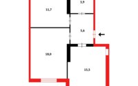 Продажа 2-комнатной квартиры, 55 м² в Караганде - фото 14